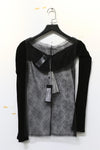 Un Morceau velvet lace split sleeve jacket (two pieces) UM231SZ33